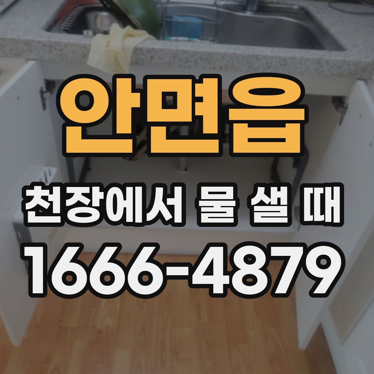 안면읍 천장에서 물 샐 때