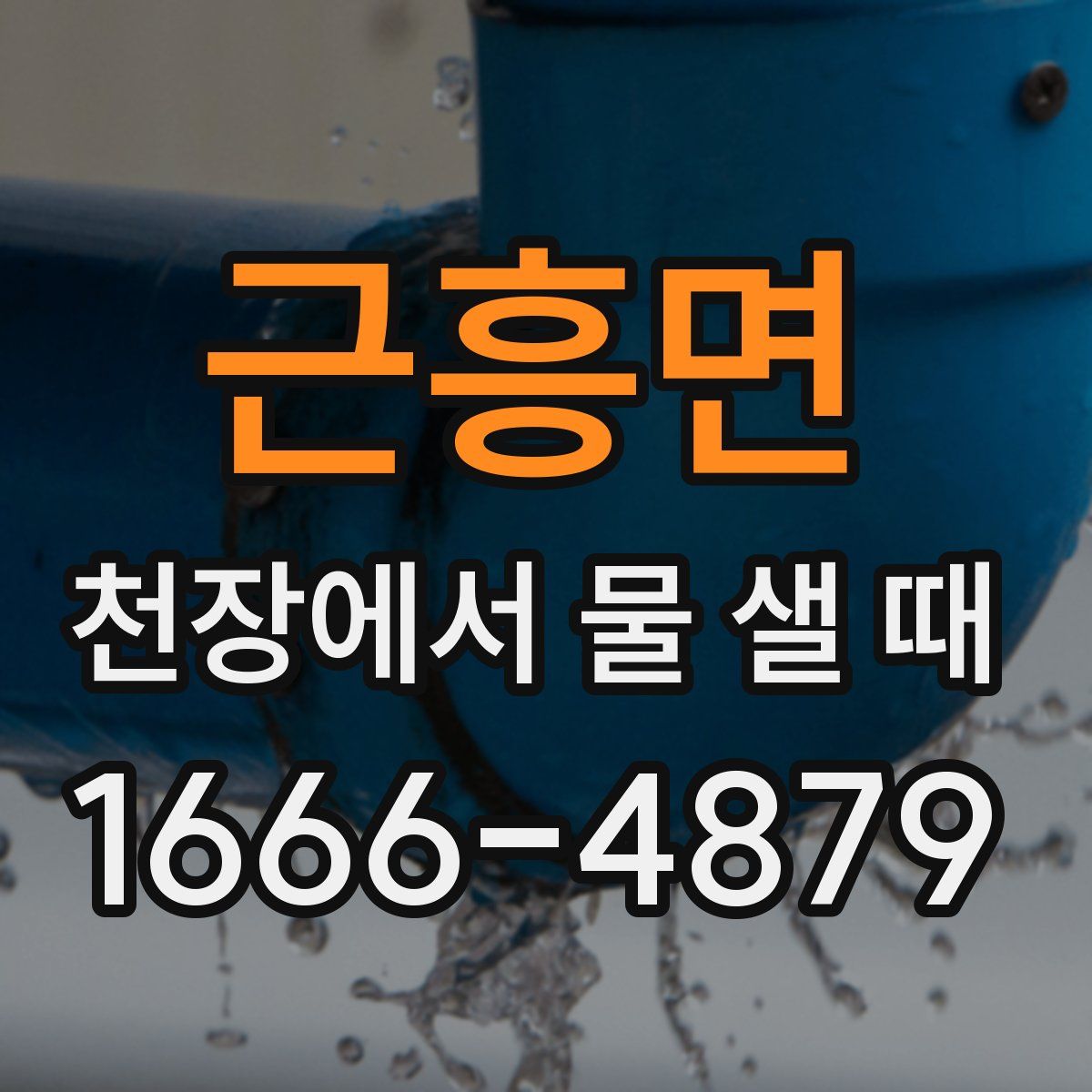 근흥면 천장에서 물 샐 때