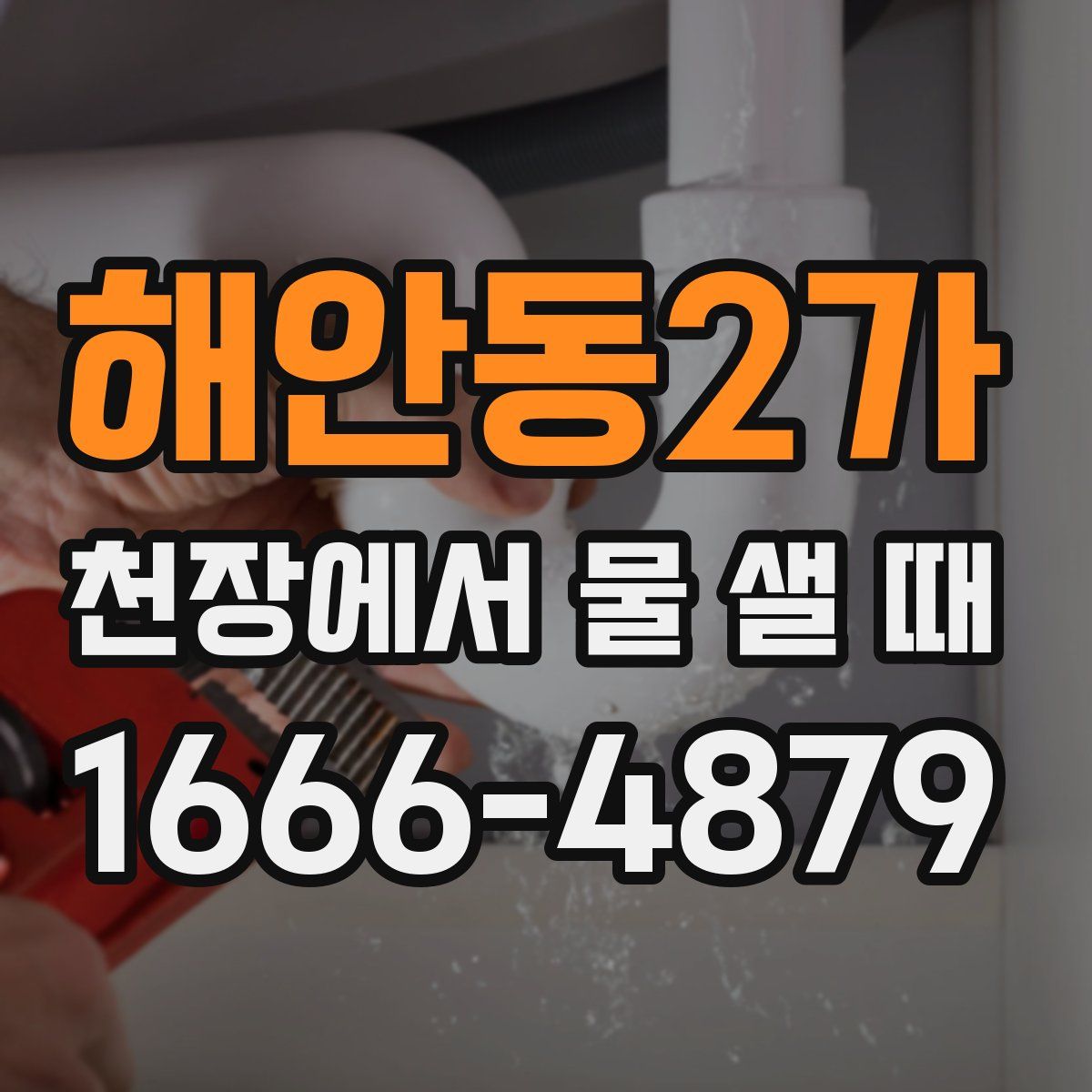 해안동2가 천장에서 물 샐 때