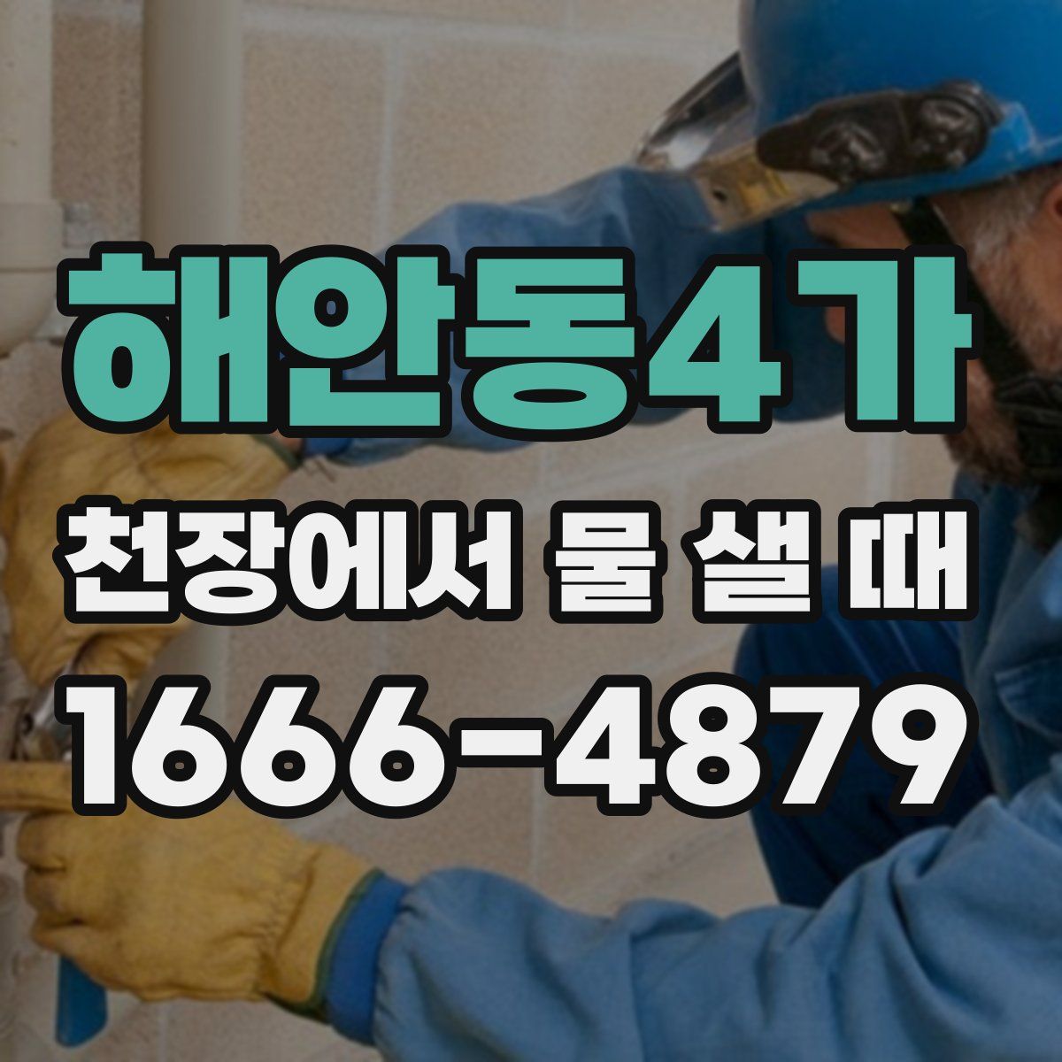 해안동4가 천장에서 물 샐 때