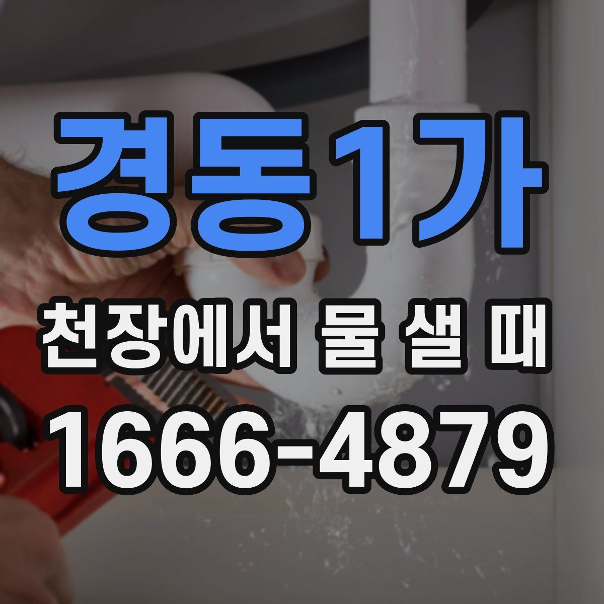 경동1가 천장에서 물 샐 때