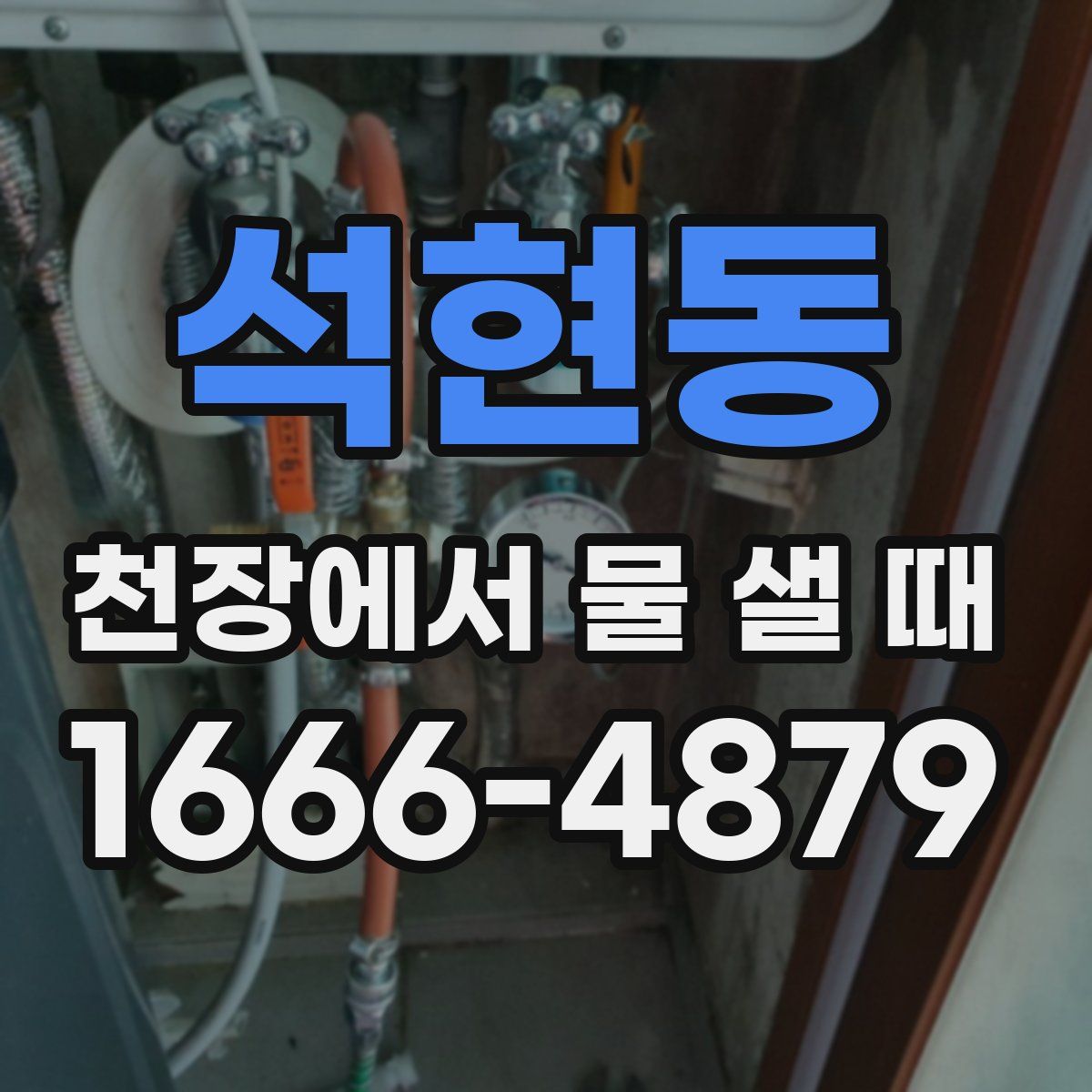 석현동 천장에서 물 샐 때
