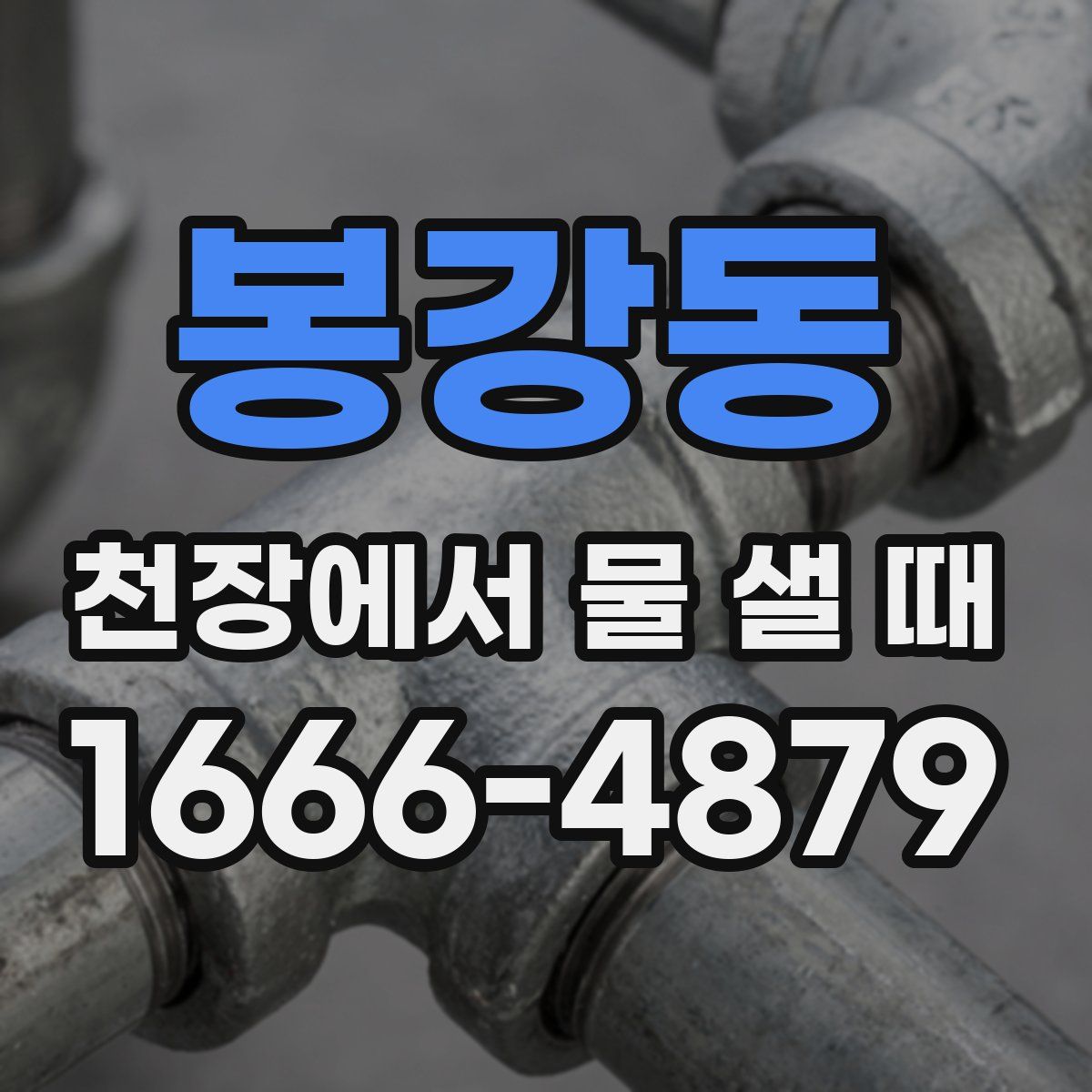 봉강동 천장에서 물 샐 때