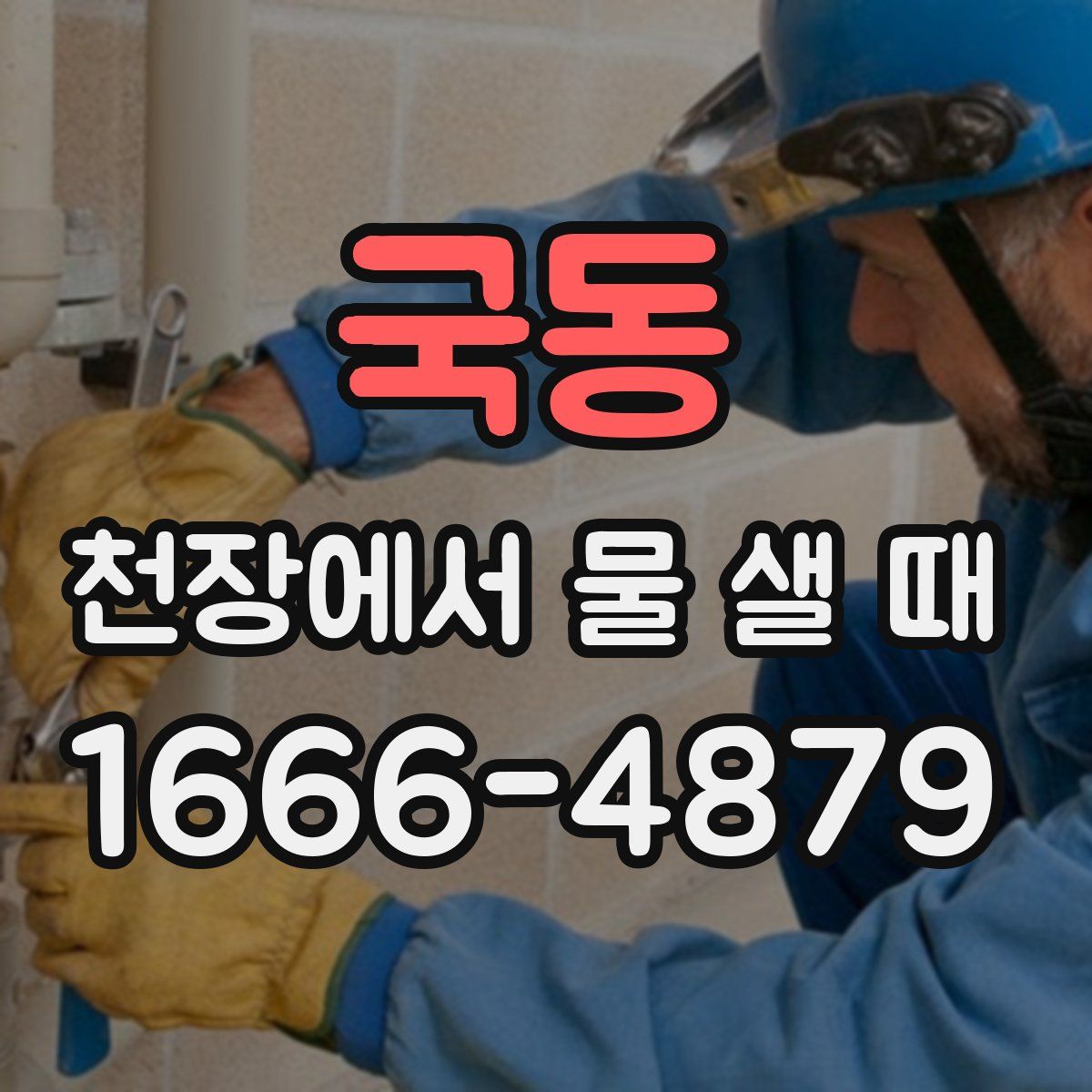 국동 천장에서 물 샐 때