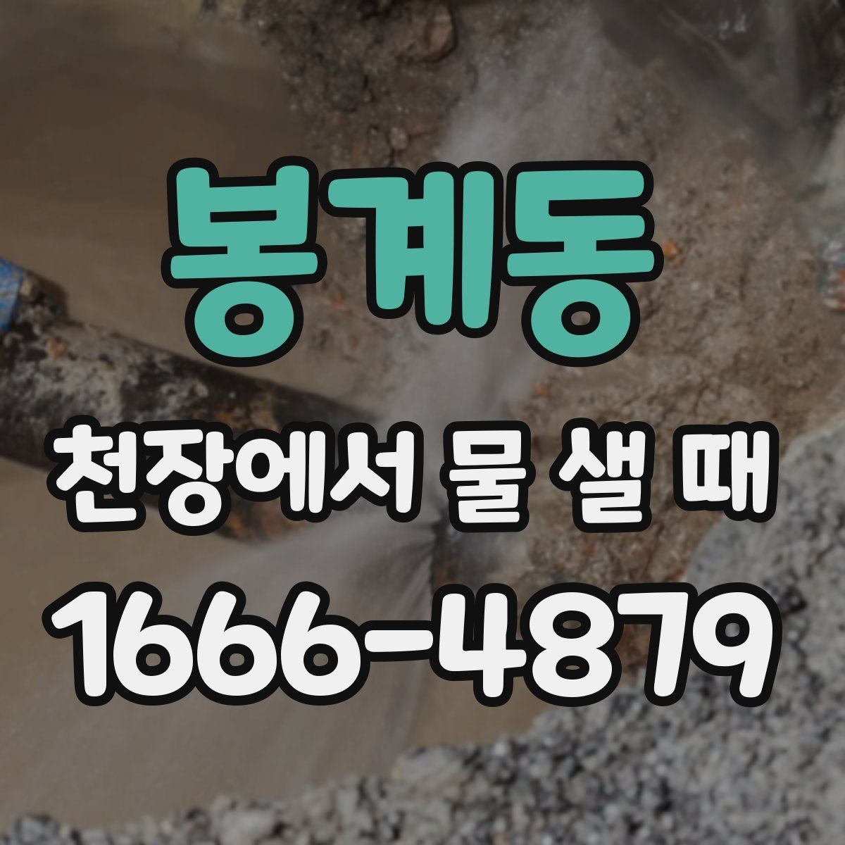 봉계동 천장에서 물 샐 때