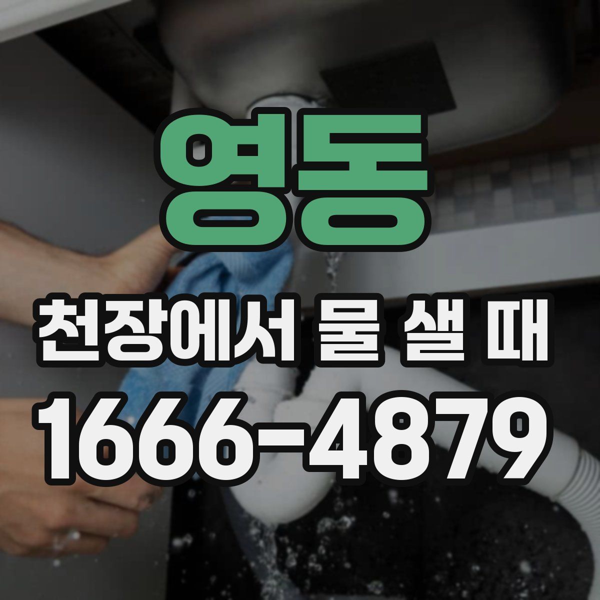 영동 천장에서 물 샐 때