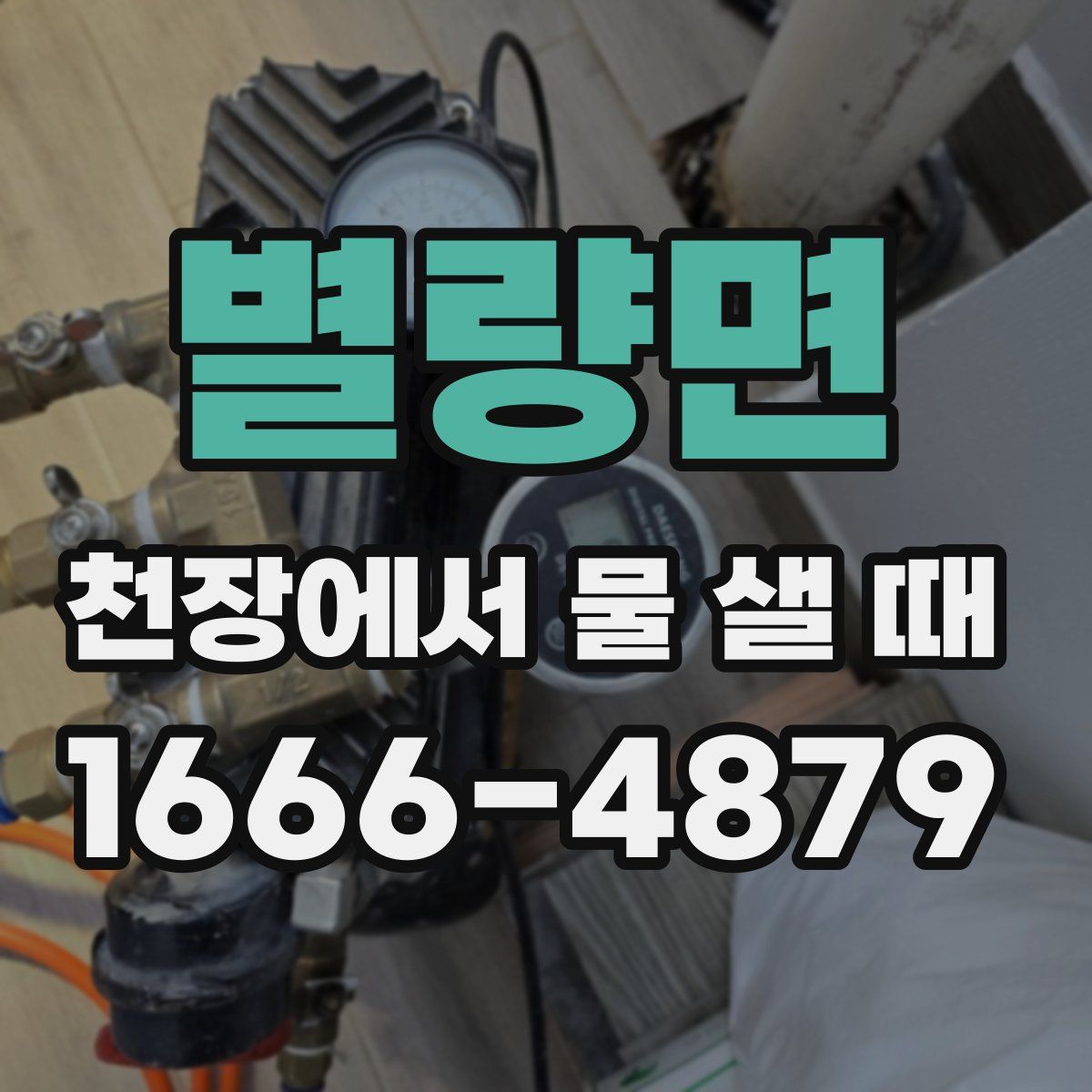 별량면 천장에서 물 샐 때