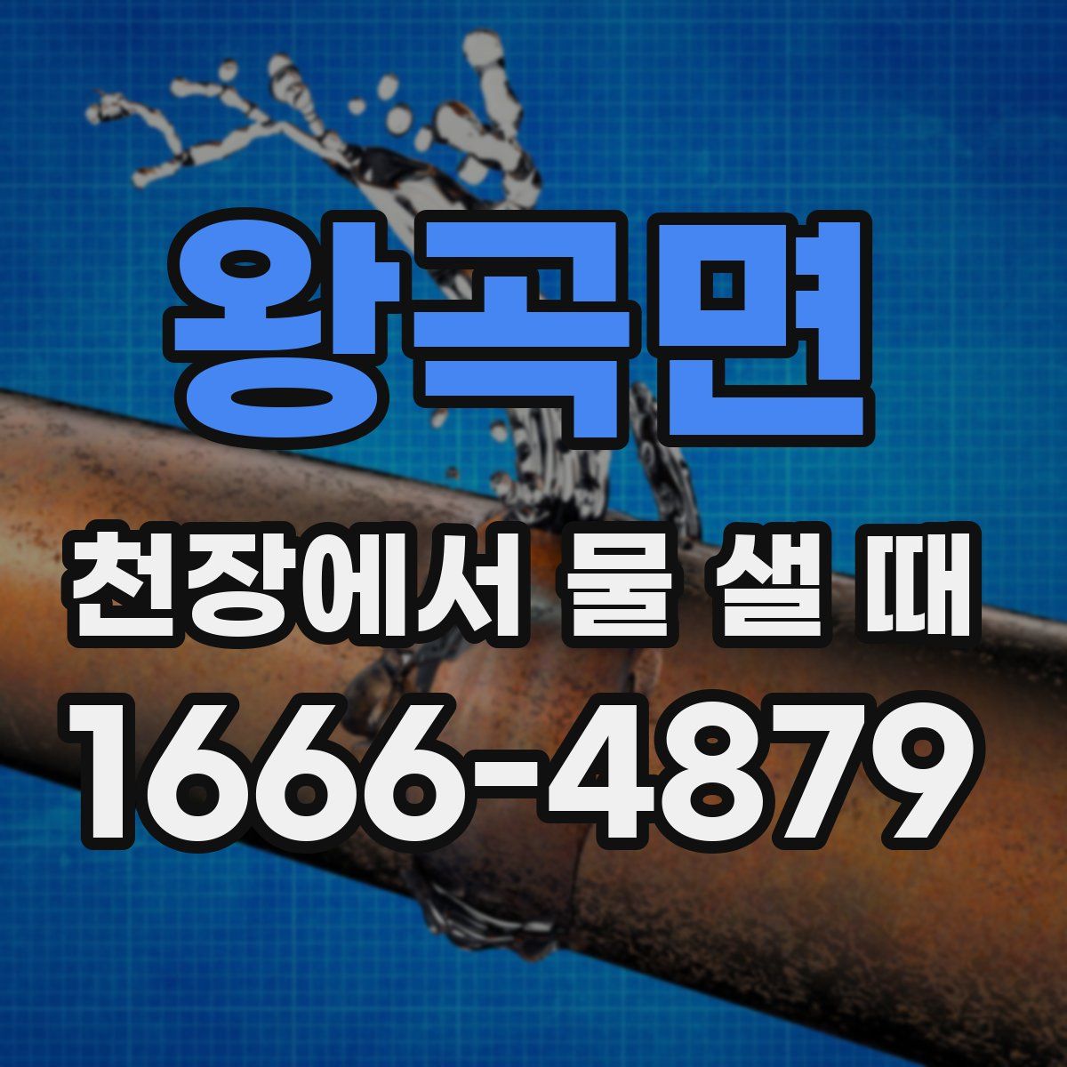 왕곡면 천장에서 물 샐 때