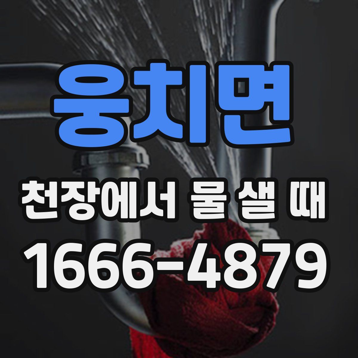 웅치면 천장에서 물 샐 때