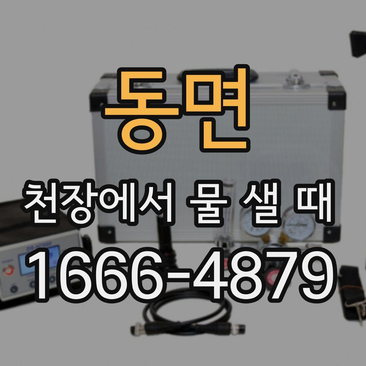 동면 천장에서 물 샐 때