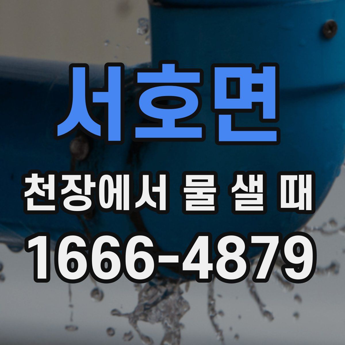 서호면 천장에서 물 샐 때