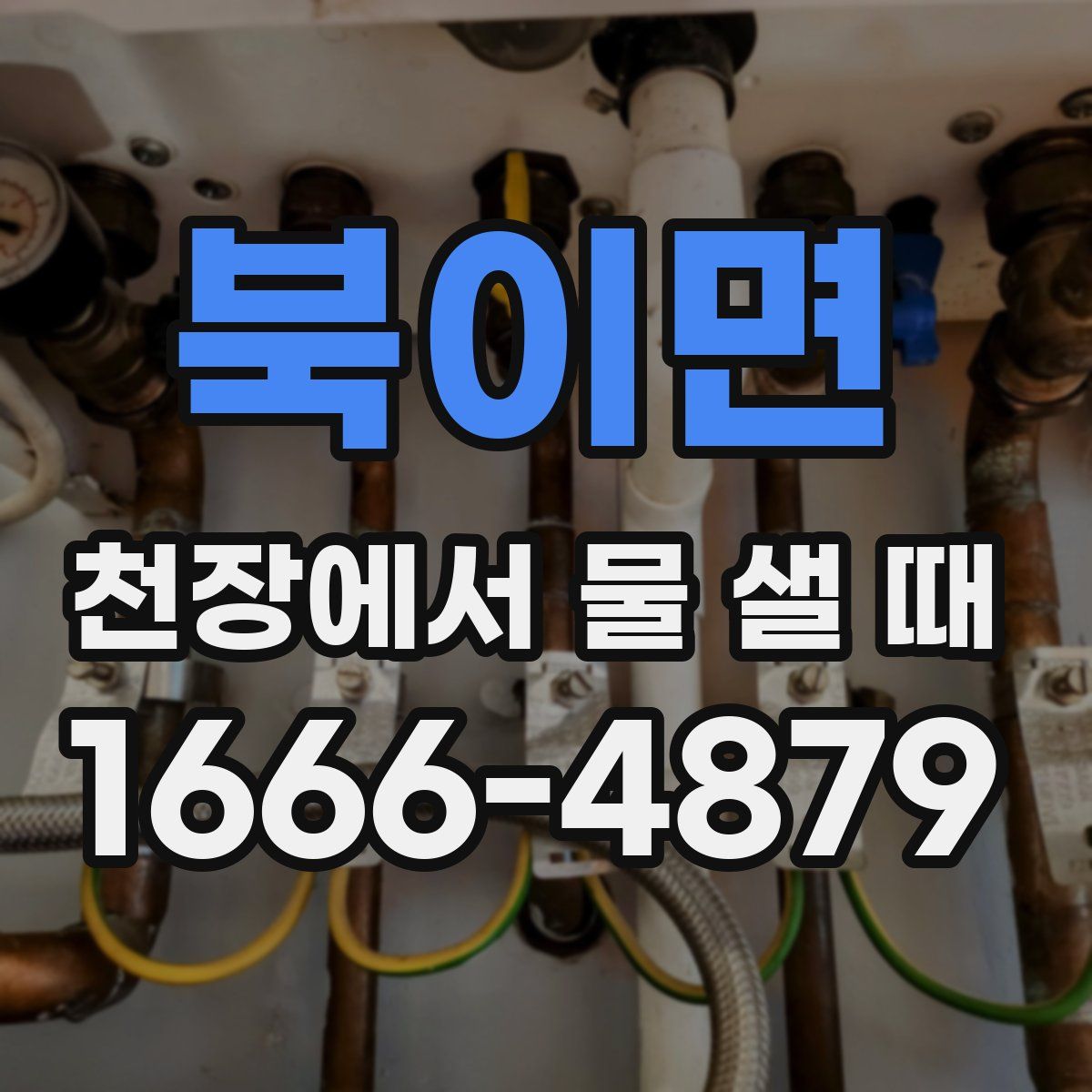 북이면 천장에서 물 샐 때