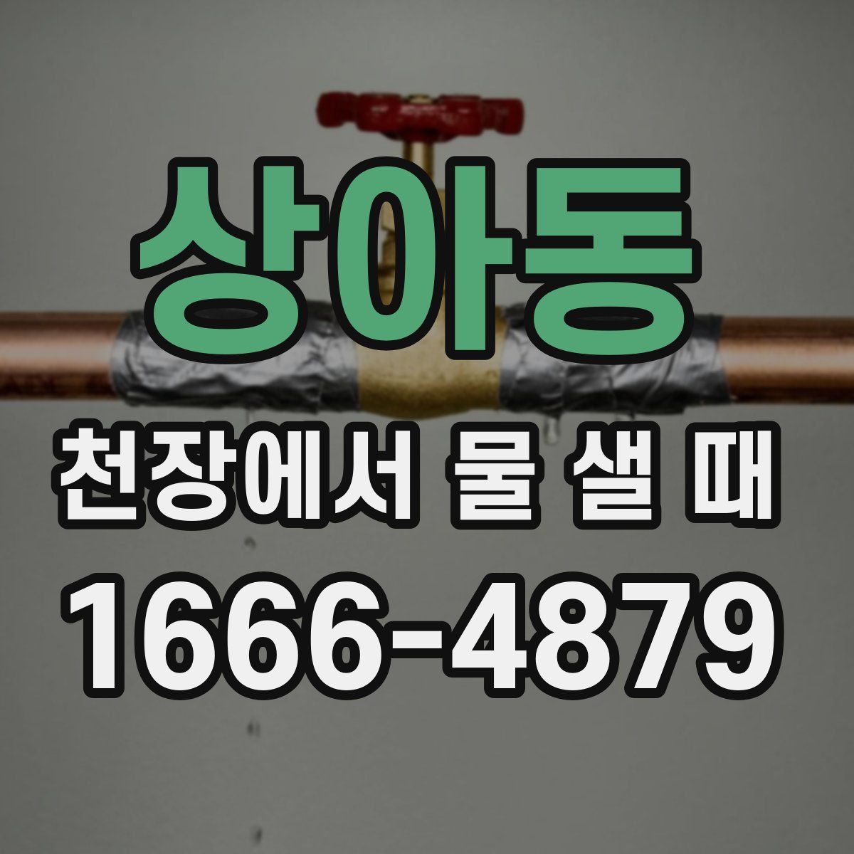 상아동 천장에서 물 샐 때