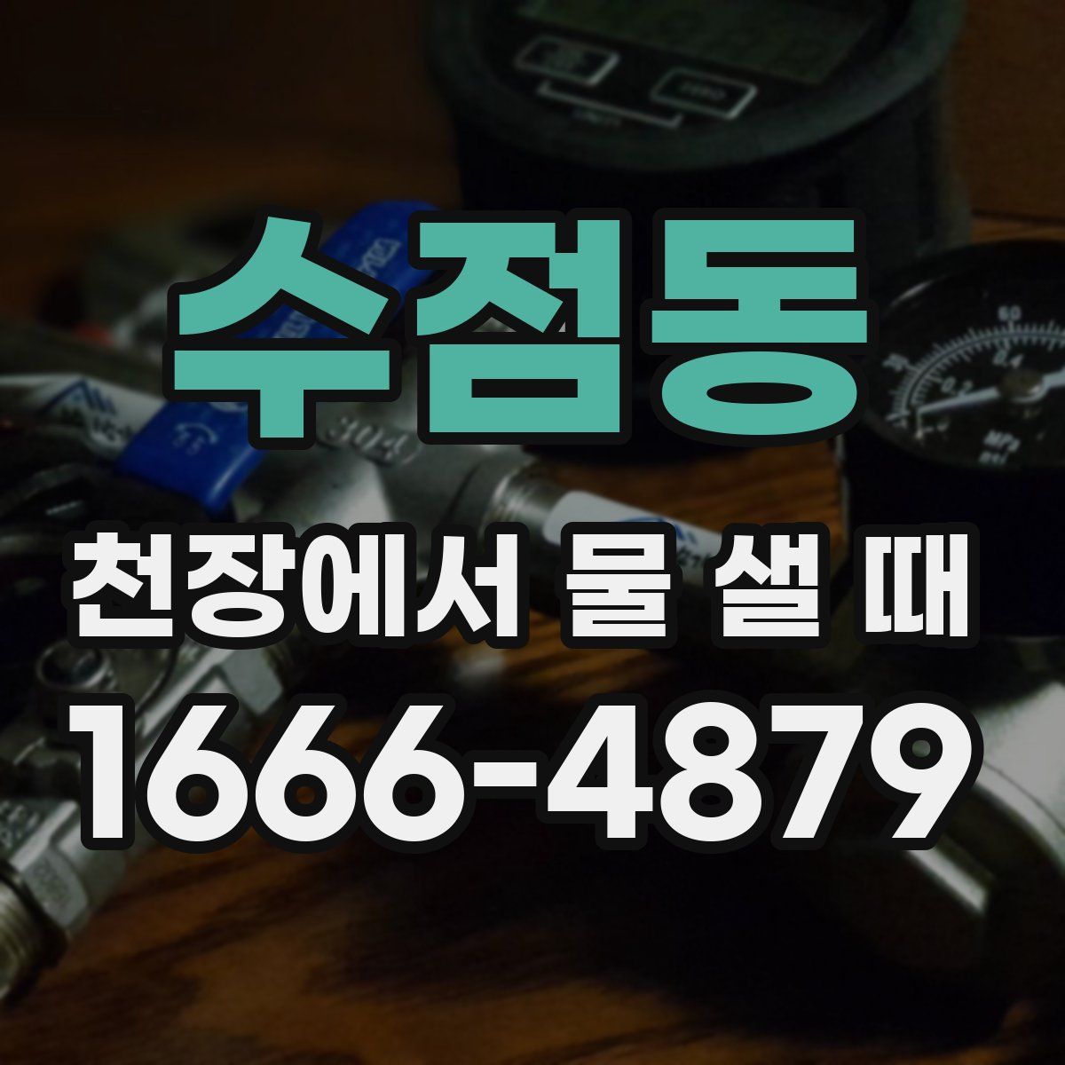수점동 천장에서 물 샐 때