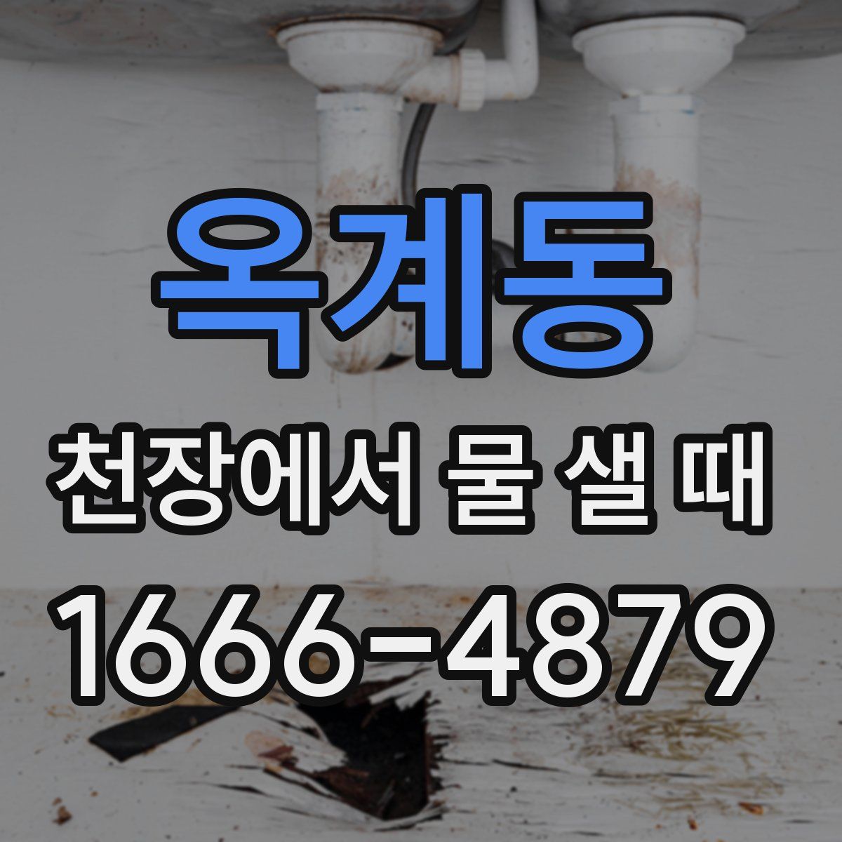 옥계동 천장에서 물 샐 때