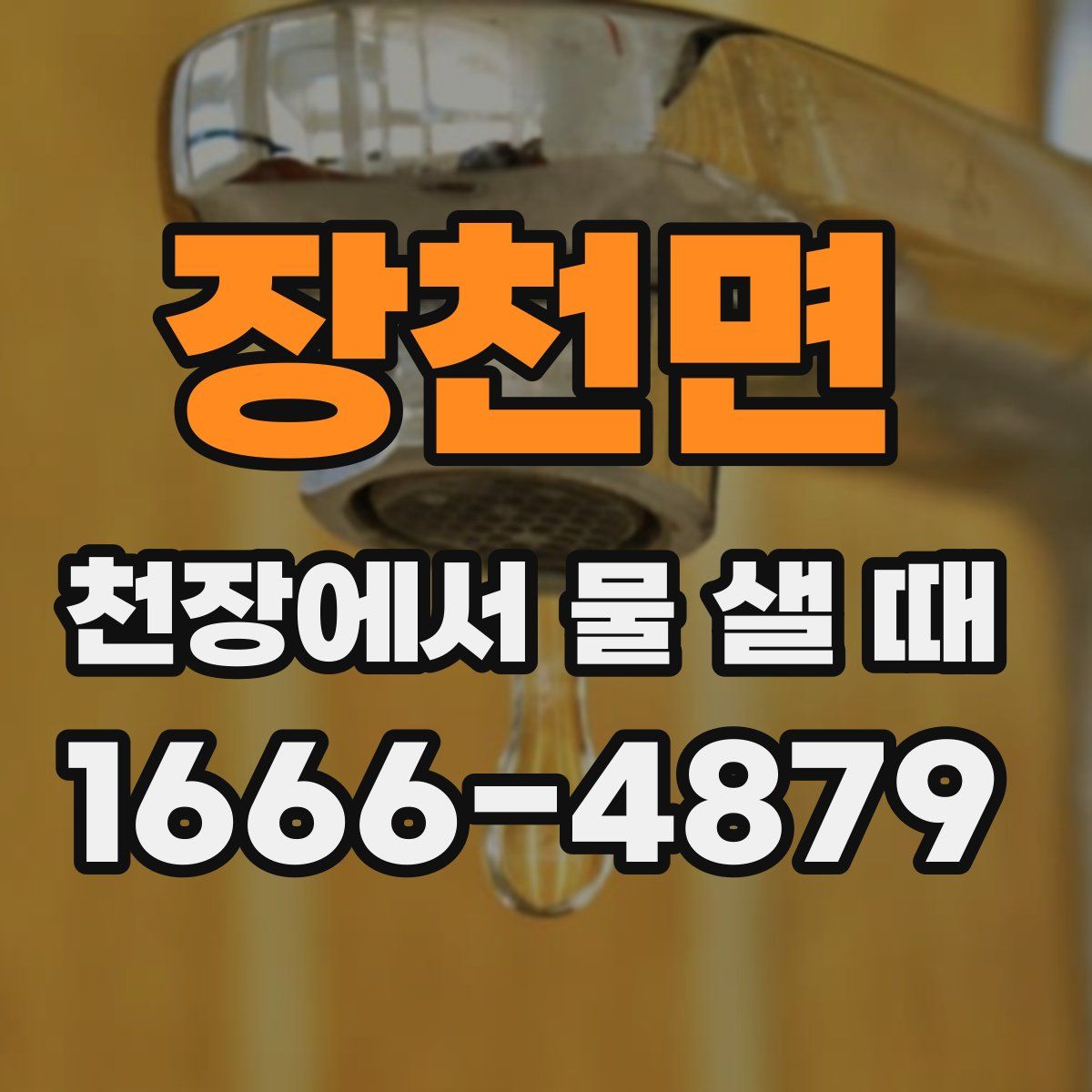 장천면 천장에서 물 샐 때