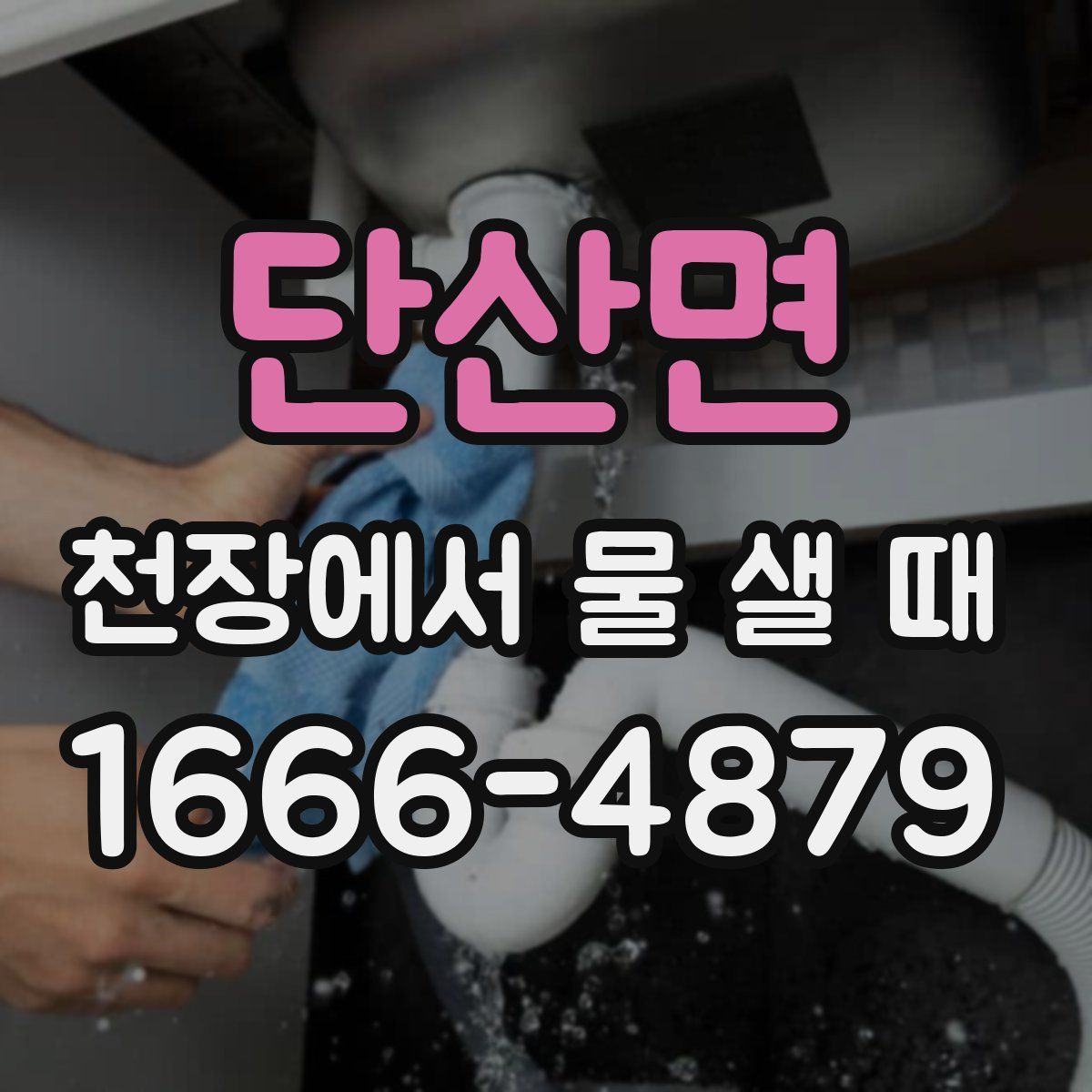 단산면 천장에서 물 샐 때