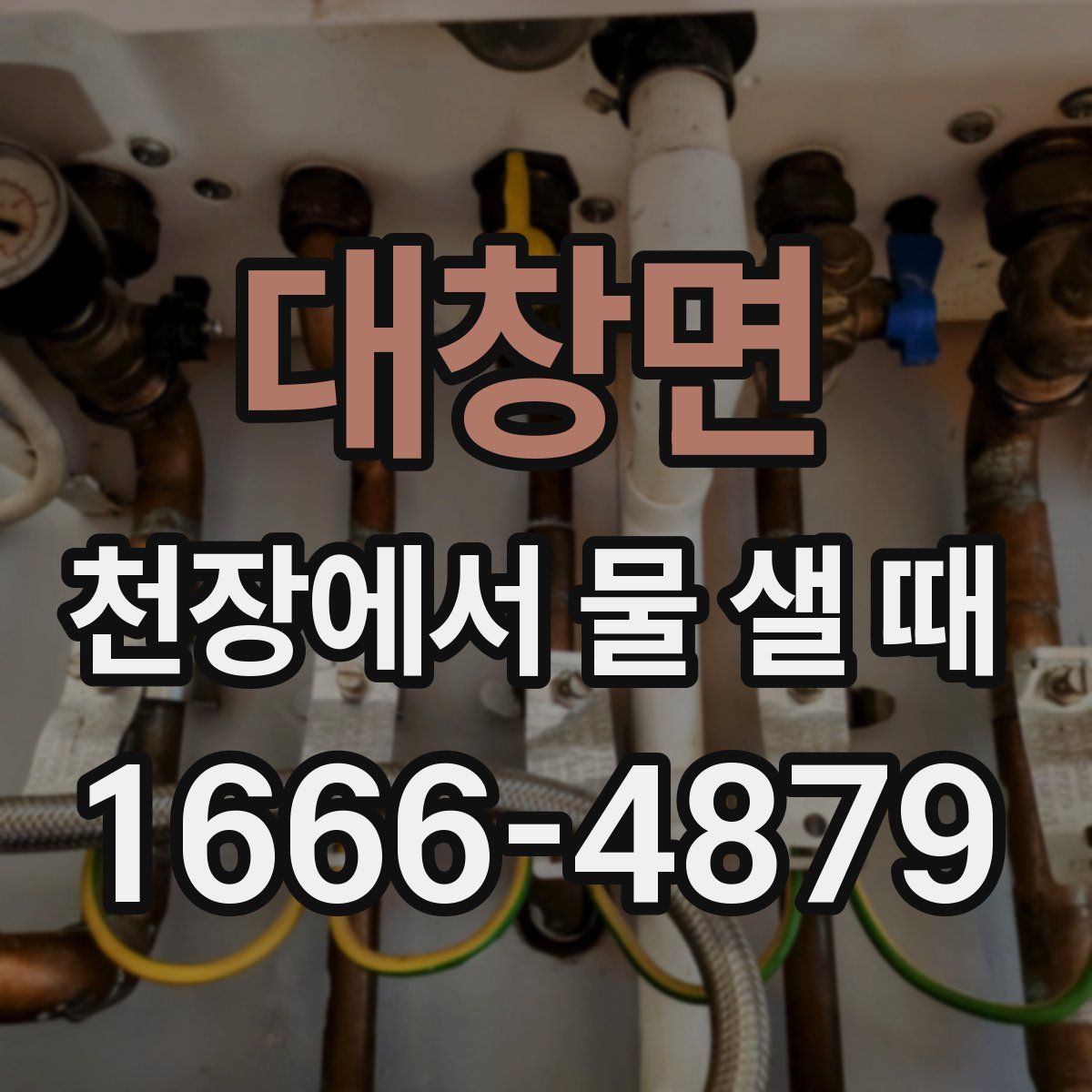 대창면 천장에서 물 샐 때