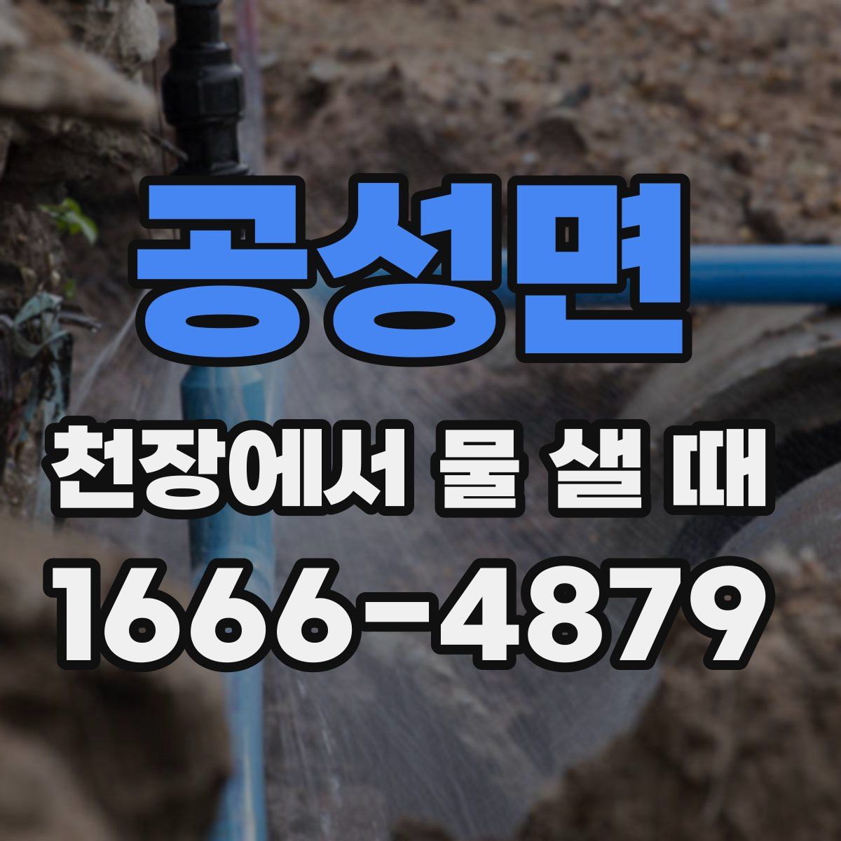 공성면 천장에서 물 샐 때