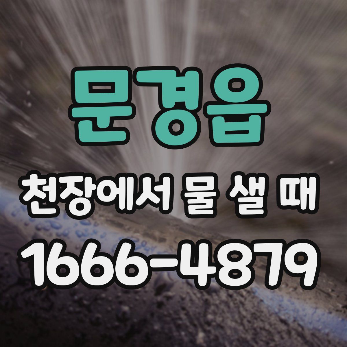 문경읍 천장에서 물 샐 때