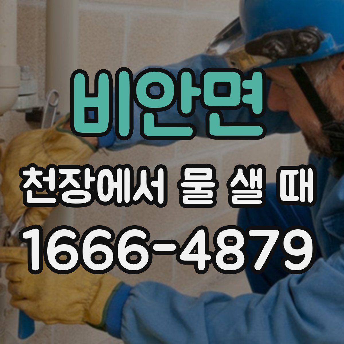 비안면 천장에서 물 샐 때