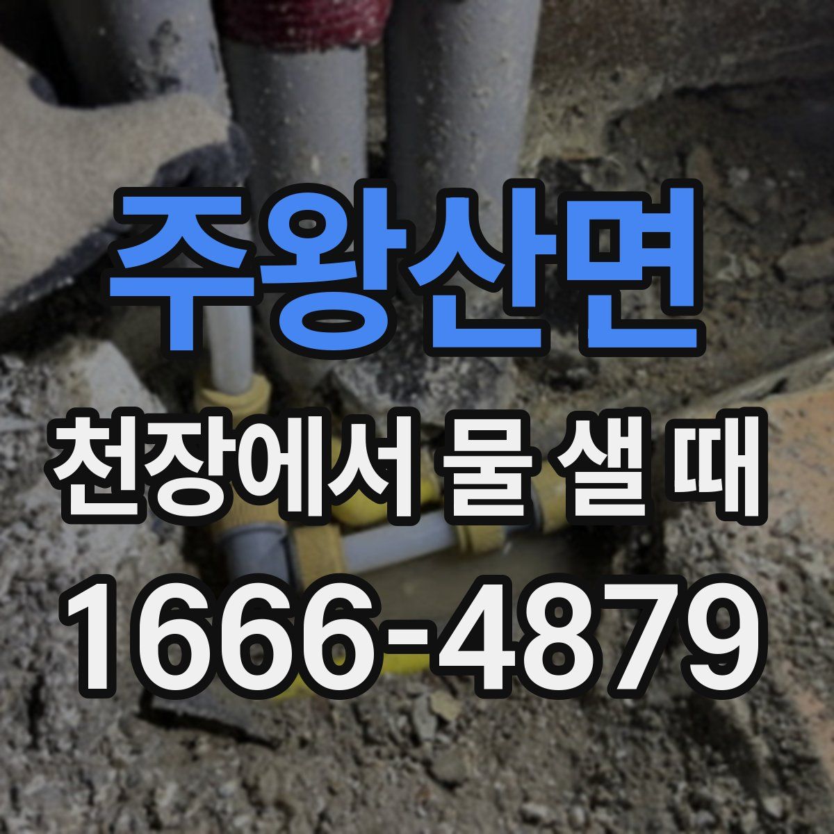 주왕산면 천장에서 물 샐 때