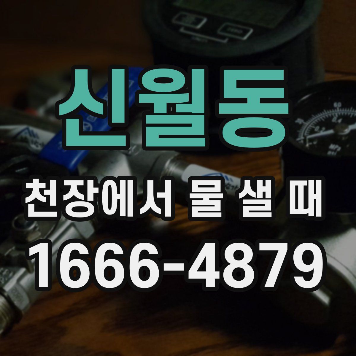 신월동 천장에서 물 샐 때