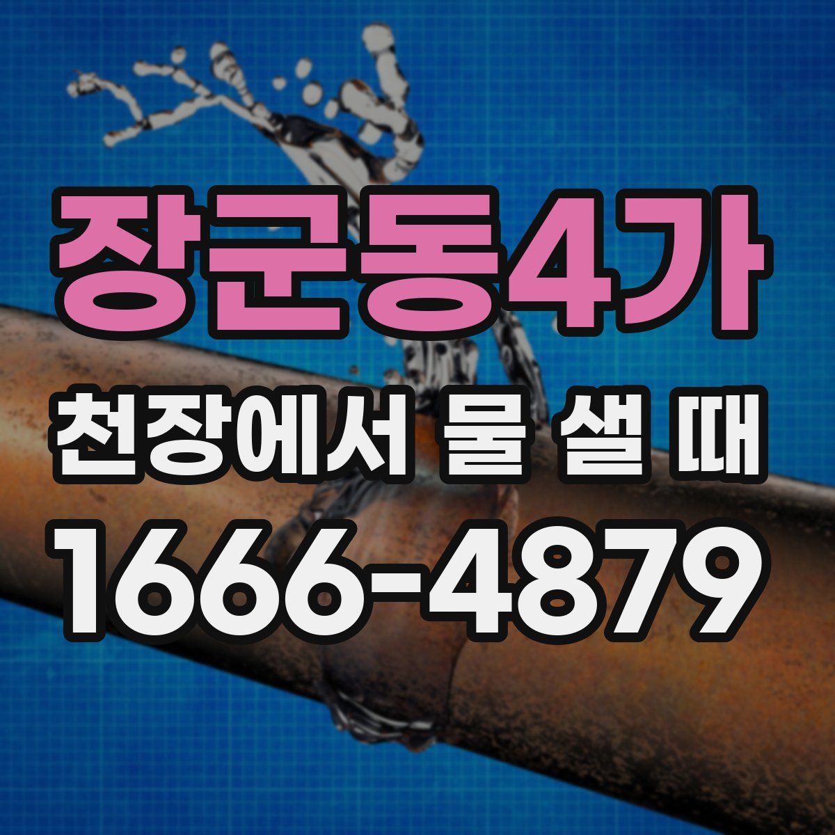 장군동4가 천장에서 물 샐 때