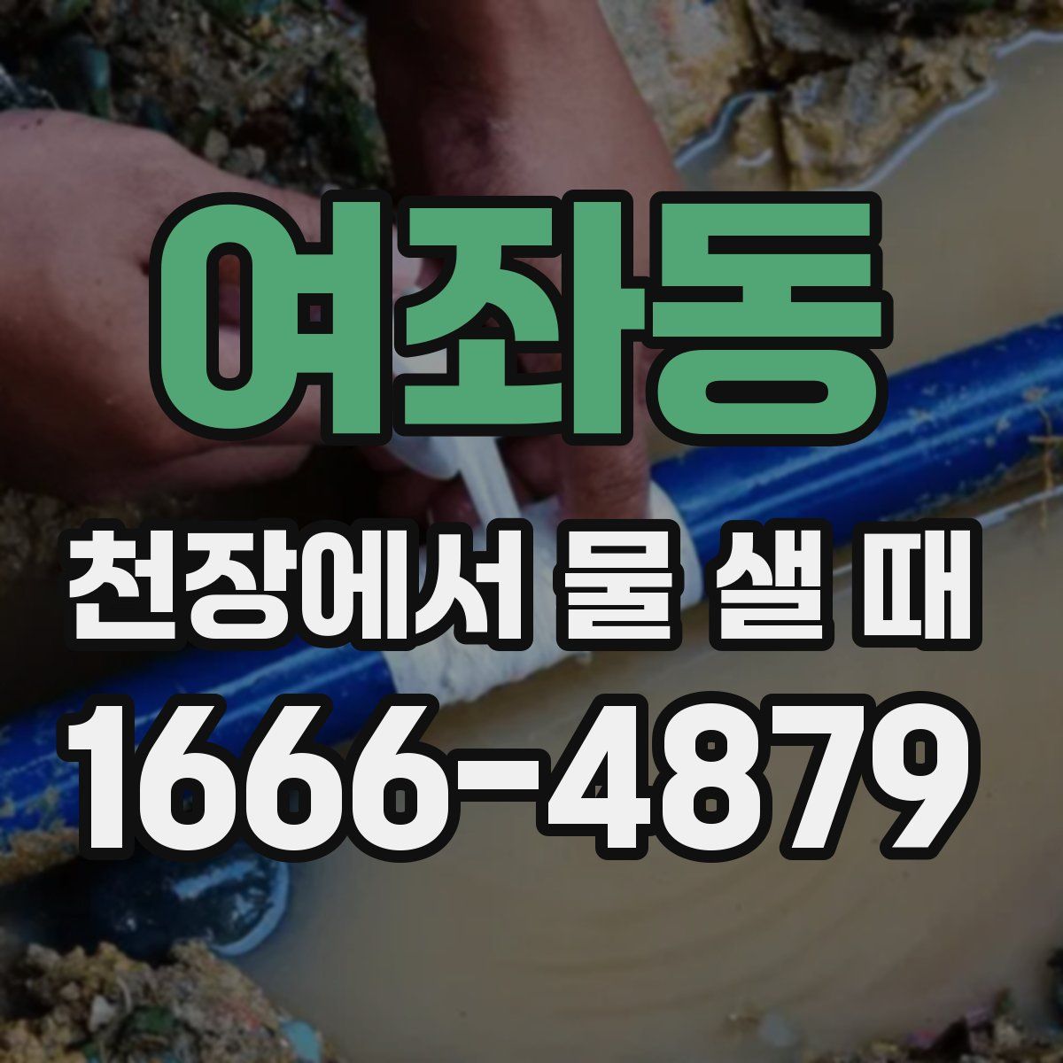 여좌동 천장에서 물 샐 때