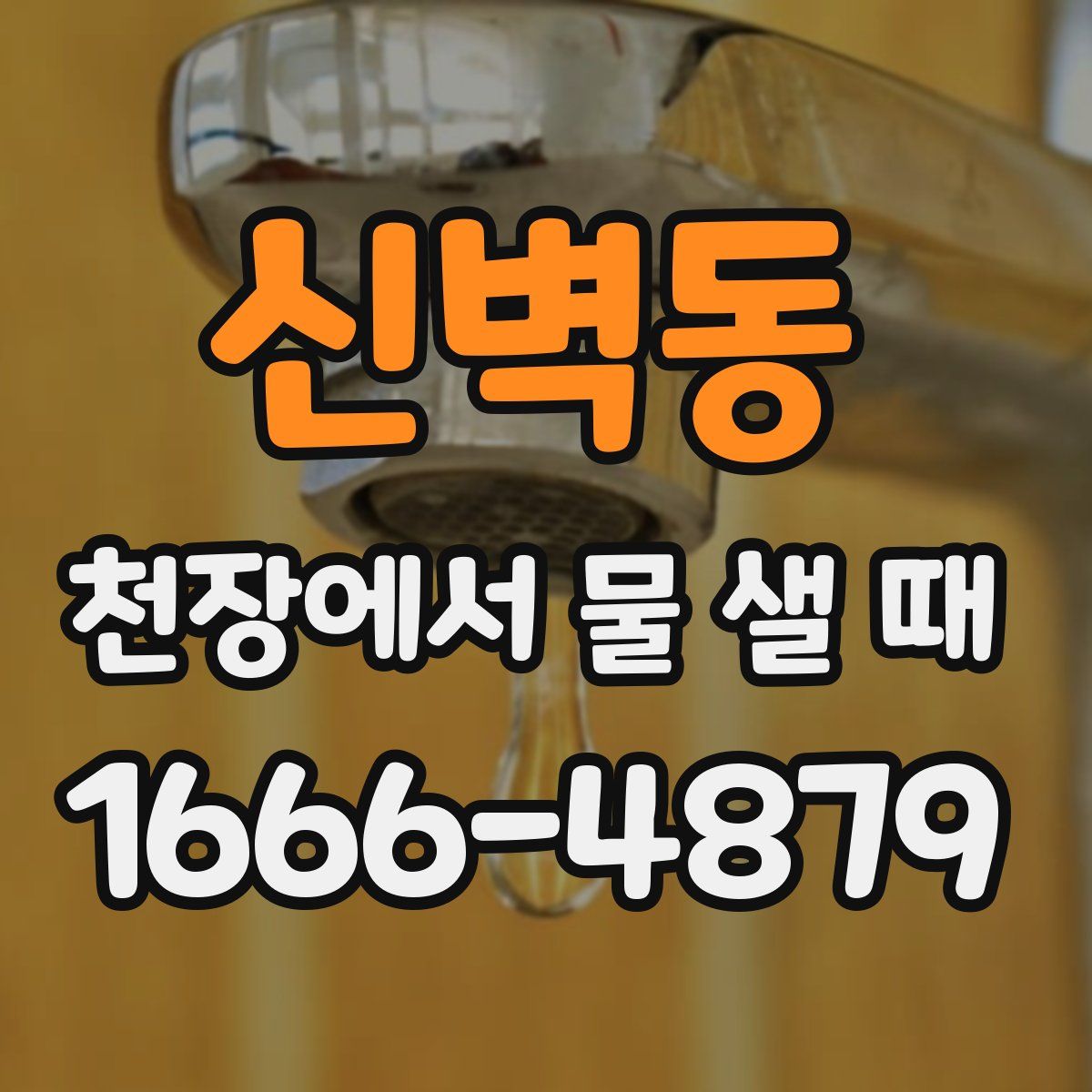 신벽동 천장에서 물 샐 때