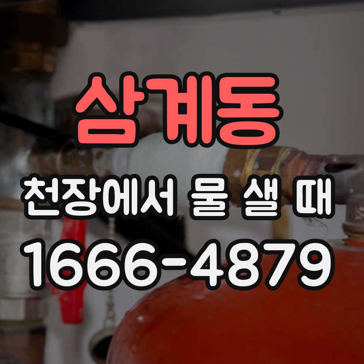 삼계동 천장에서 물 샐 때