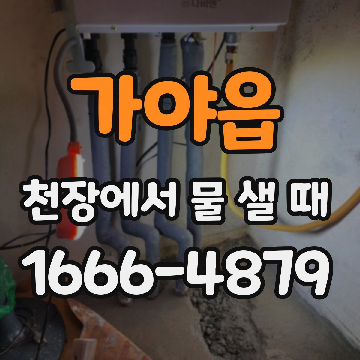 가야읍 천장에서 물 샐 때