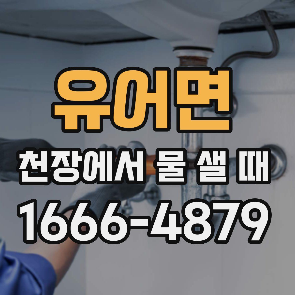 유어면 천장에서 물 샐 때