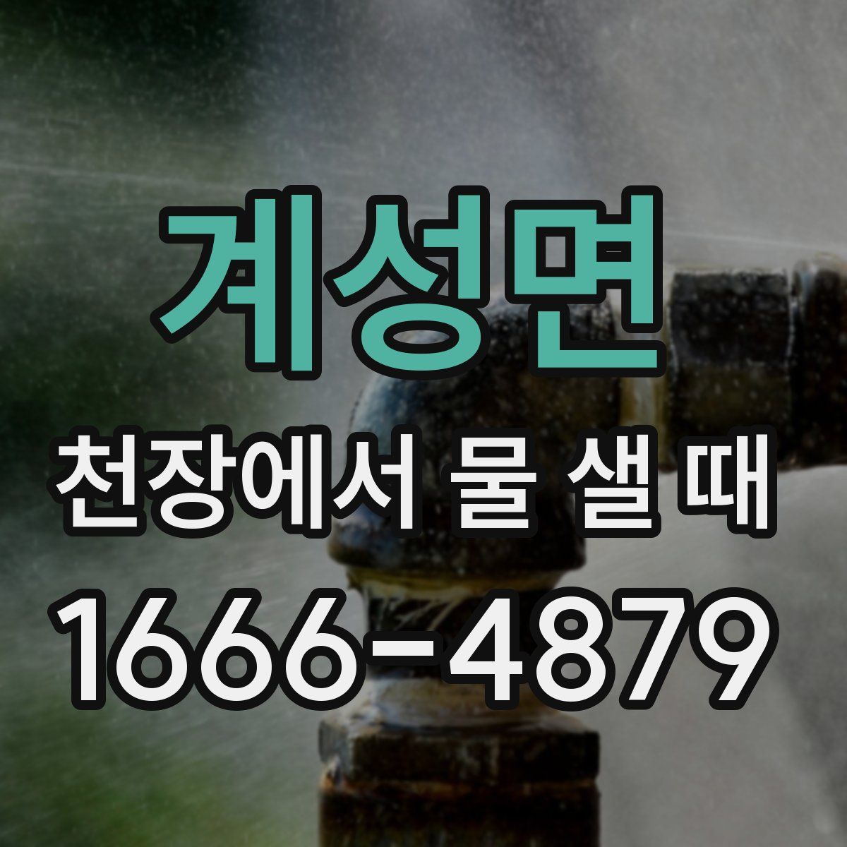 계성면 천장에서 물 샐 때