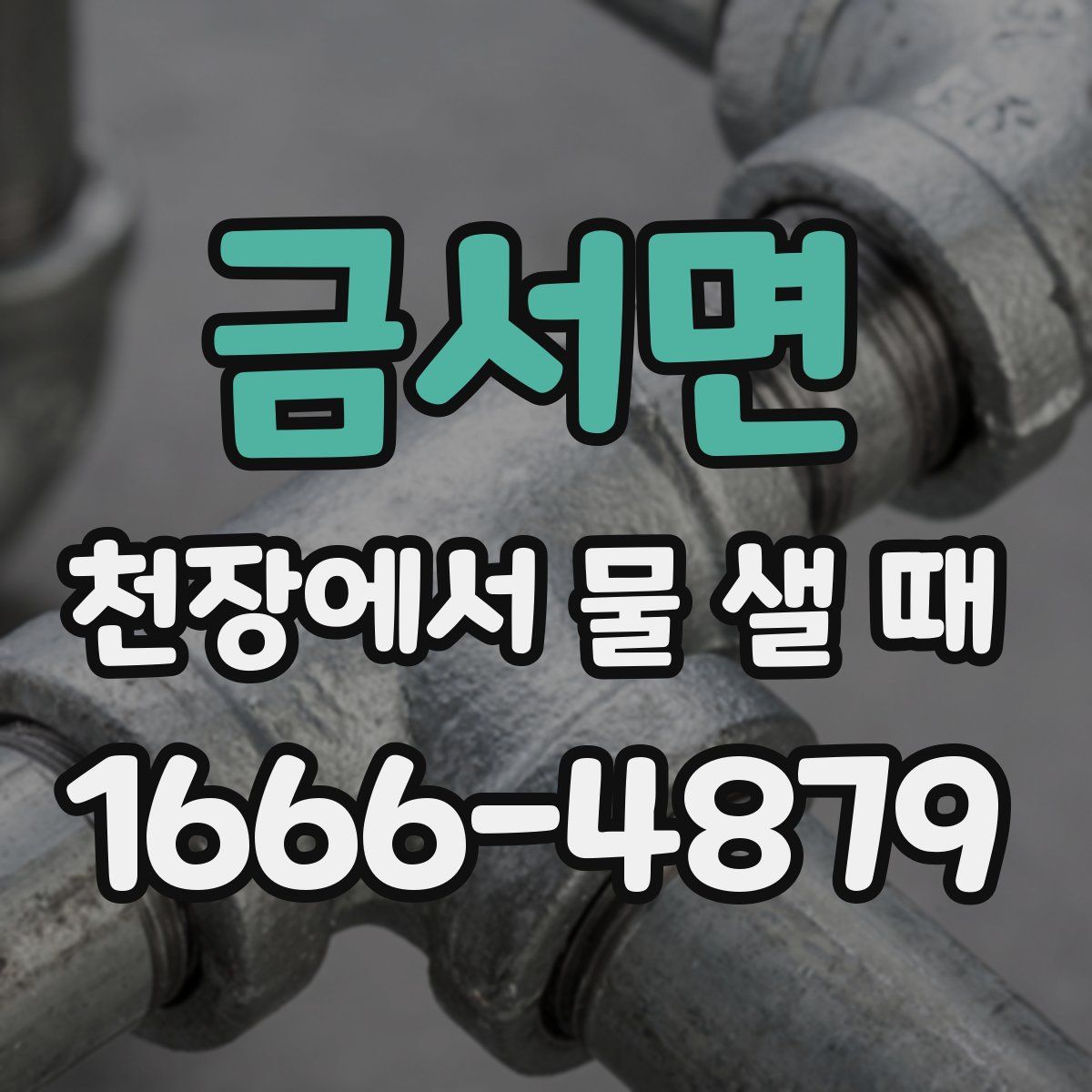 금서면 천장에서 물 샐 때