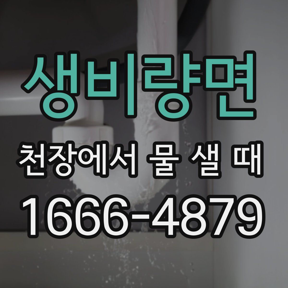 생비량면 천장에서 물 샐 때