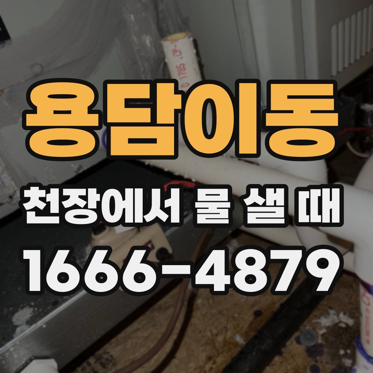 용담이동 천장에서 물 샐 때