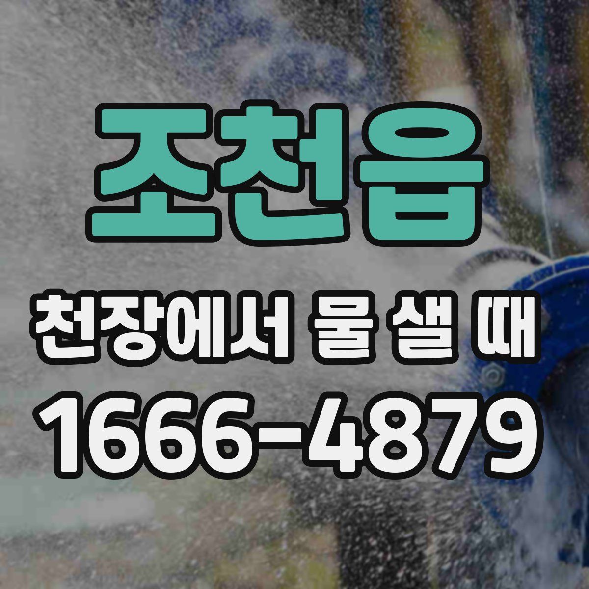 조천읍 천장에서 물 샐 때