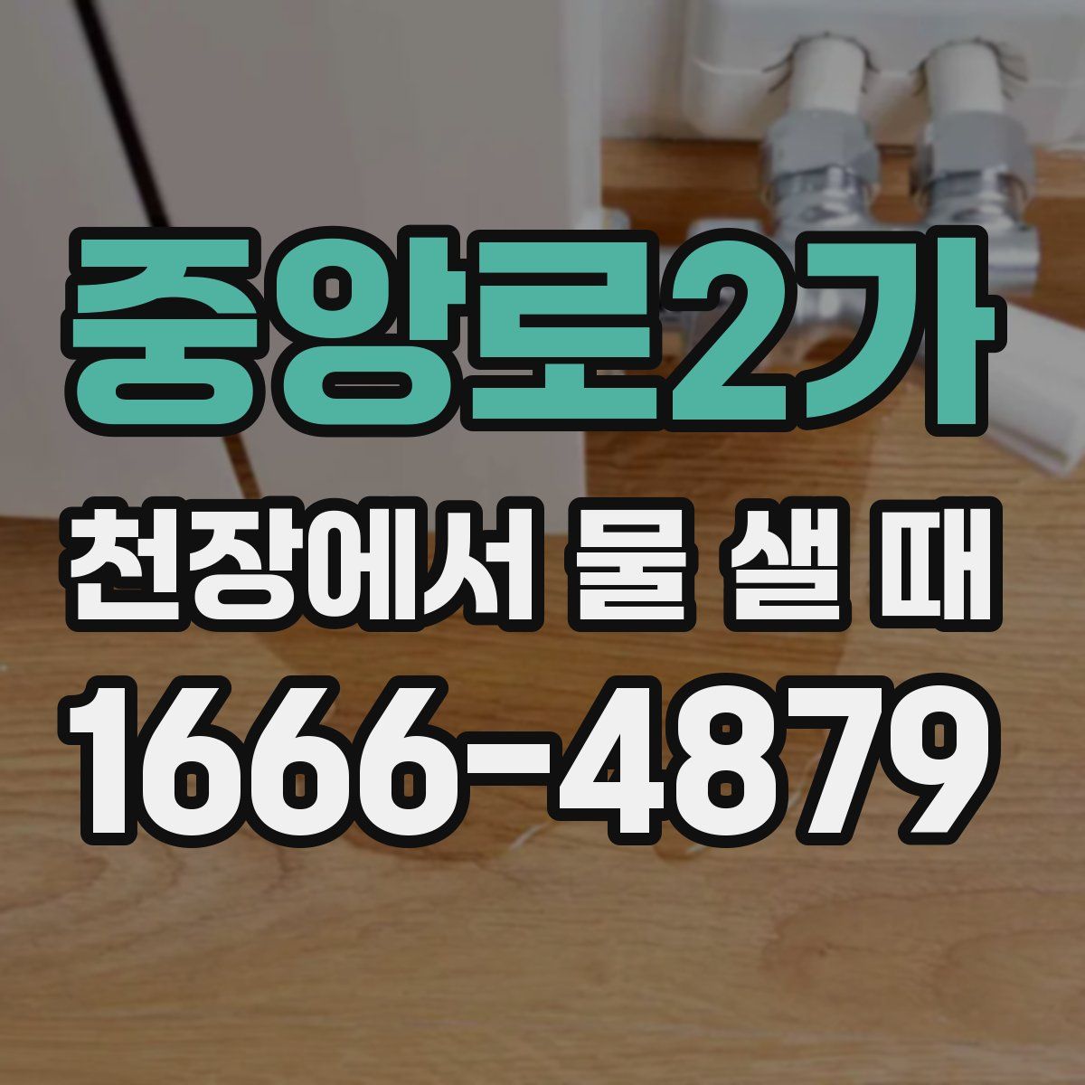 중앙로2가 천장에서 물 샐 때