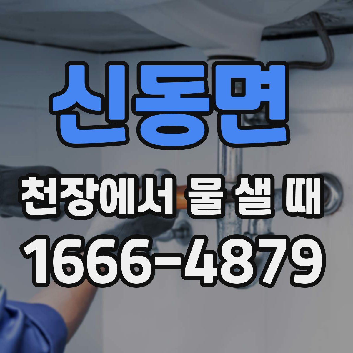 신동면 천장에서 물 샐 때
