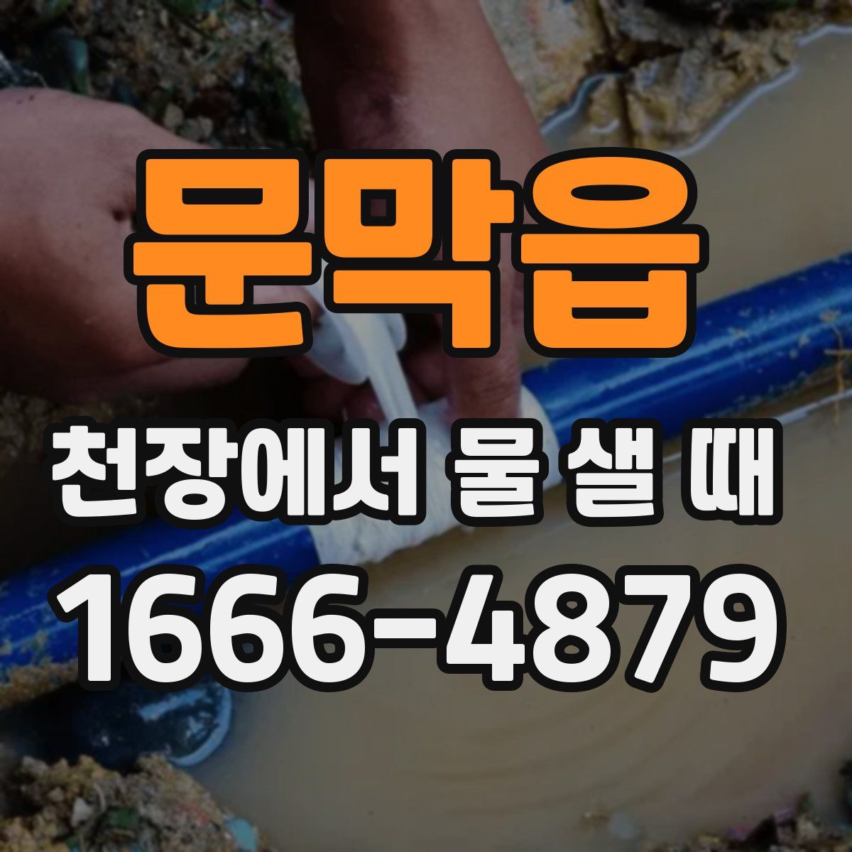 문막읍 천장에서 물 샐 때