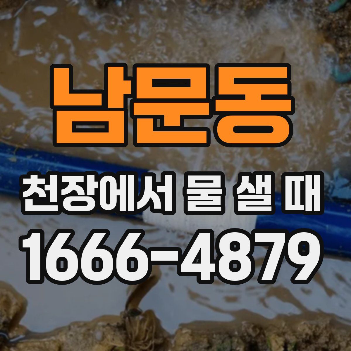 남문동 천장에서 물 샐 때