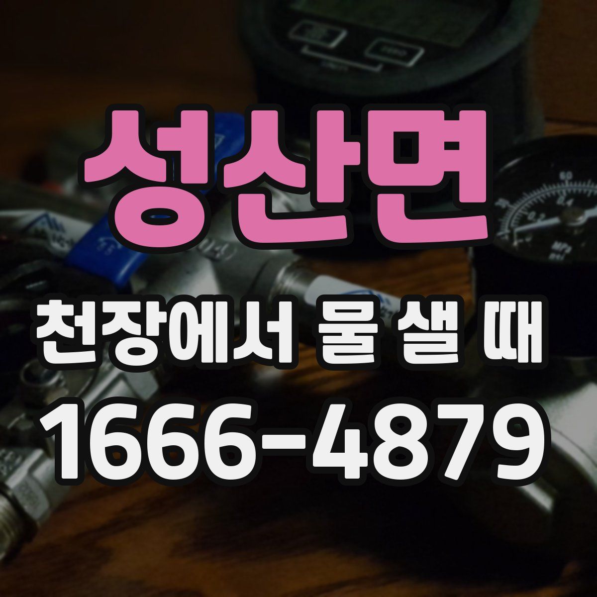 성산면 천장에서 물 샐 때