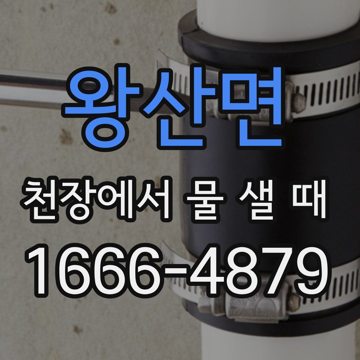 왕산면 천장에서 물 샐 때