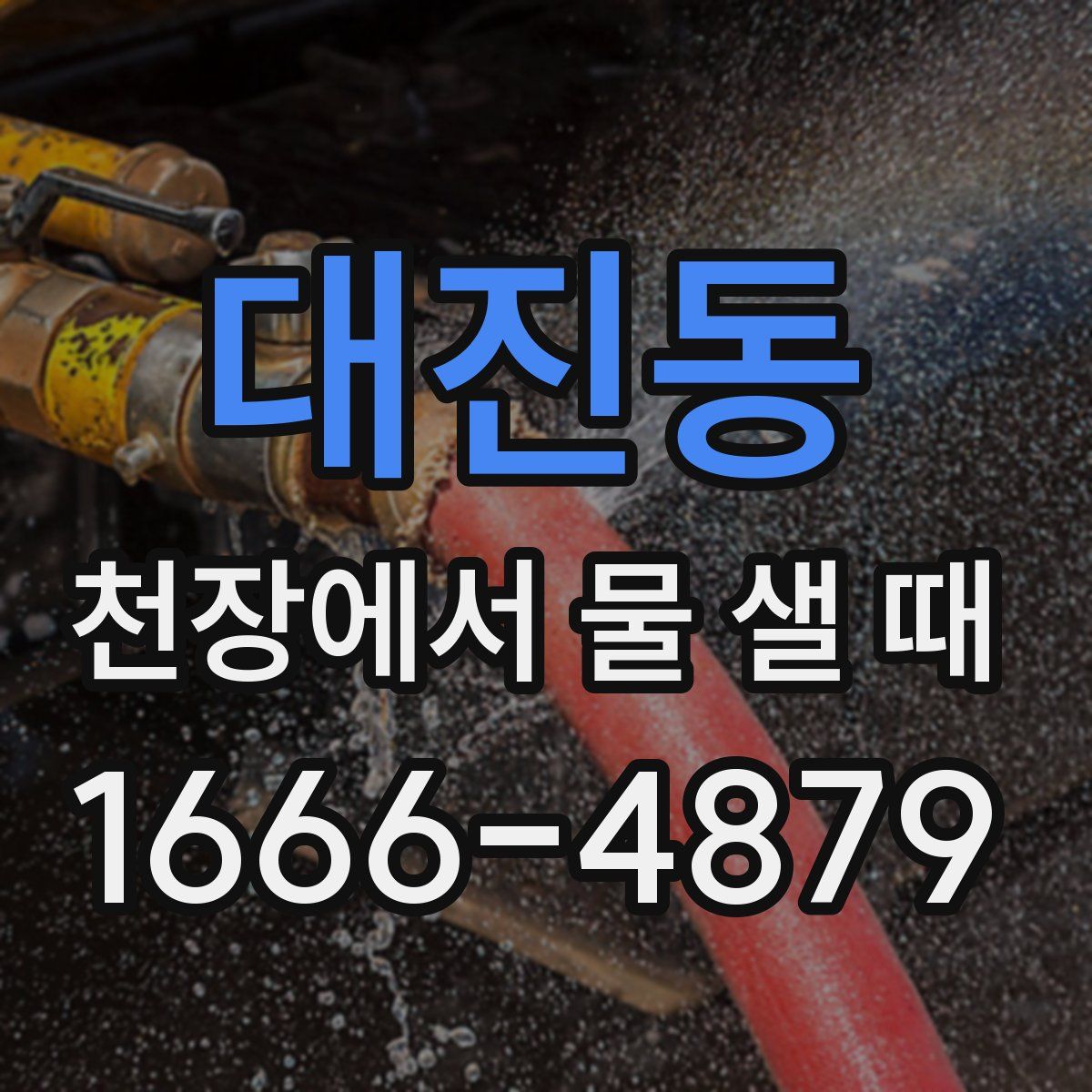 대진동 천장에서 물 샐 때