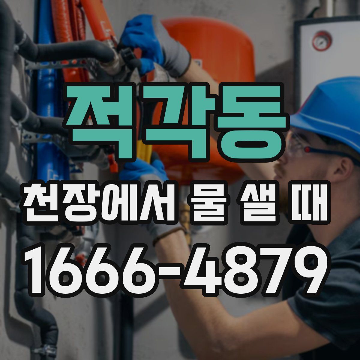 적각동 천장에서 물 샐 때