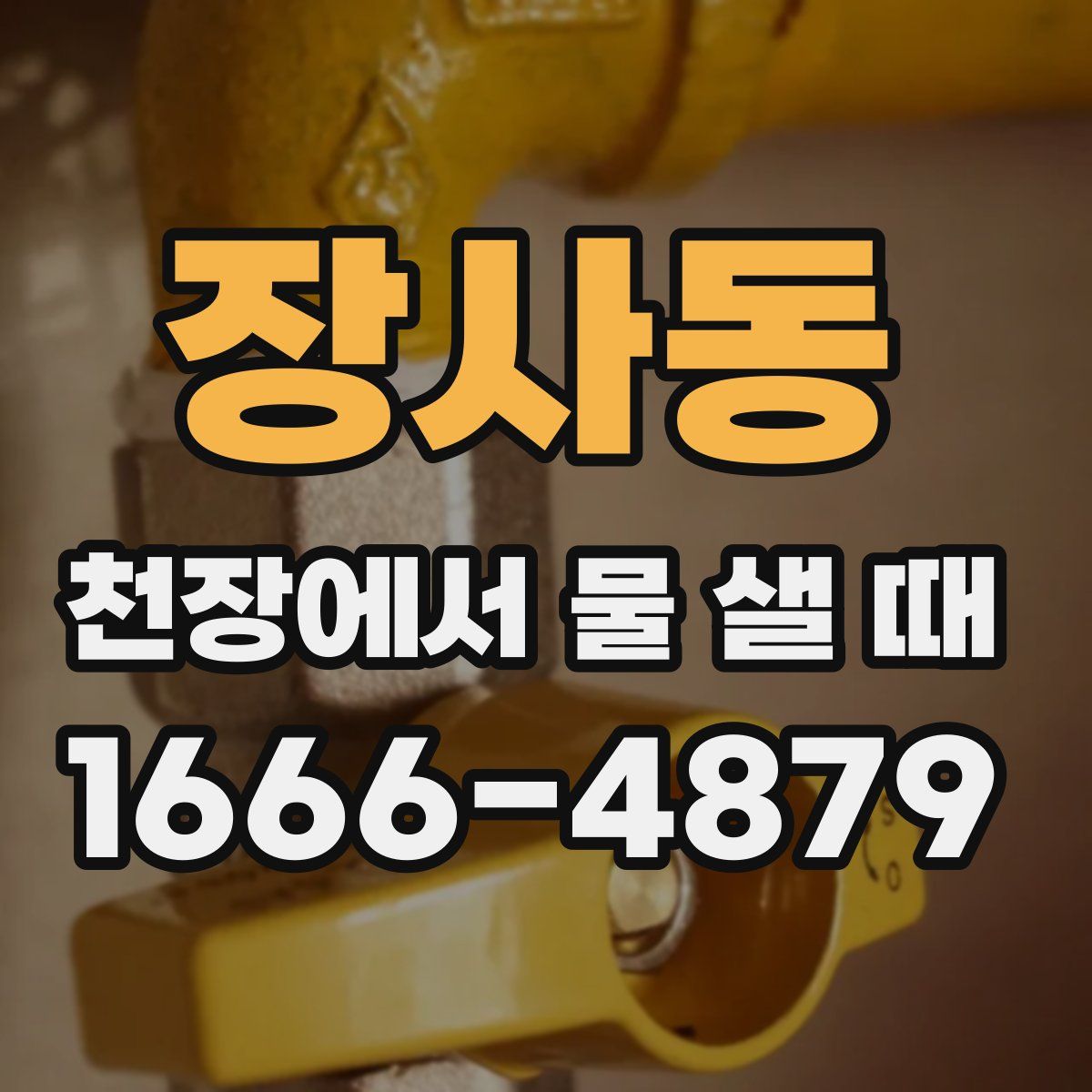 장사동 천장에서 물 샐 때