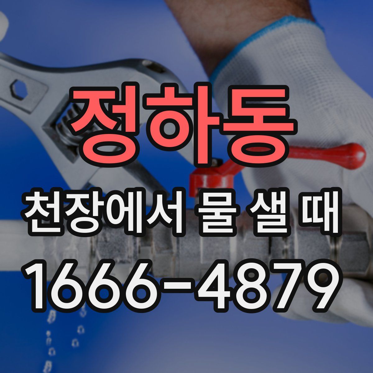 정하동 천장에서 물 샐 때