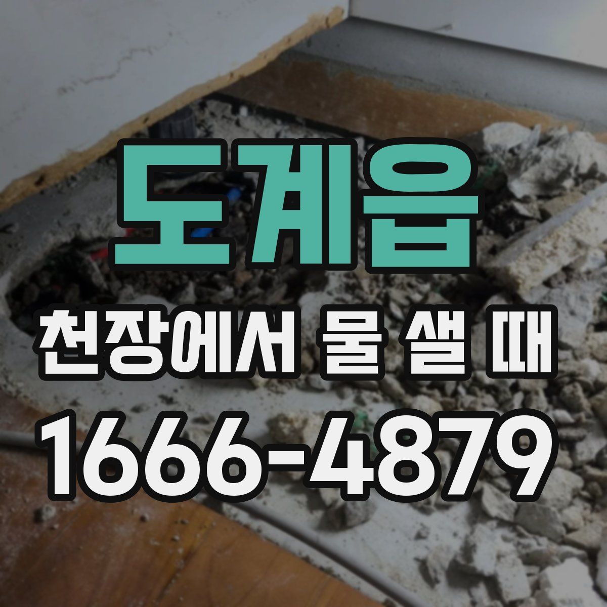 도계읍 천장에서 물 샐 때