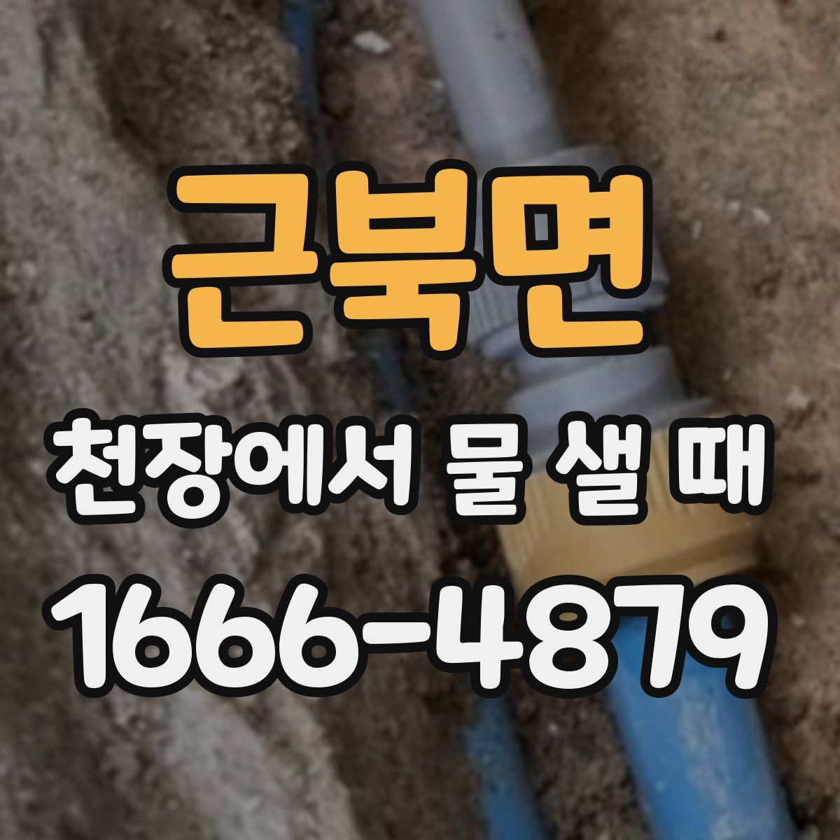 근북면 천장에서 물 샐 때